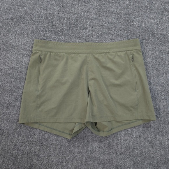 Kuhl Shorts Womens Large Green Freeflex Stretch Hiking Trail Camp Outdoors - Picture 1 of 13
